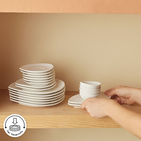 Karaca Forever Bone Solta 26 Parça 6 Kişilik Kahvaltı Takımı