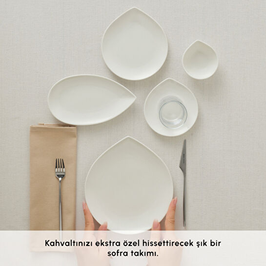 Karaca Forever Bone Solta 26 Parça 6 Kişilik Kahvaltı Takımı