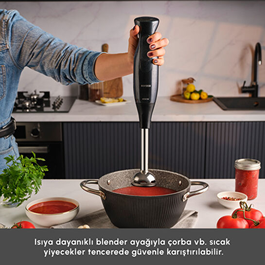 Karaca Mutfak Robotu 2000W Shiny Black