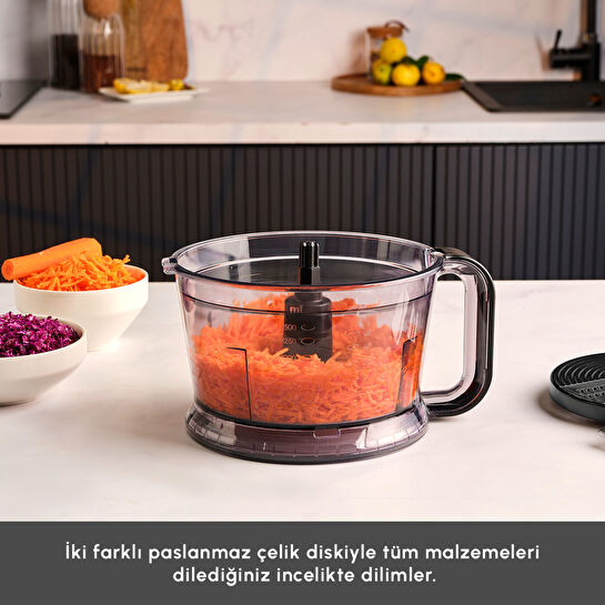 Karaca Mutfak Robotu 2000W Shiny Black