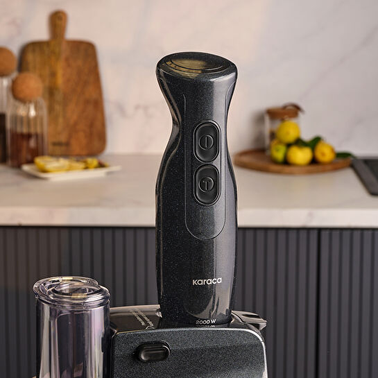 Karaca Mutfak Robotu 2000W Shiny Black