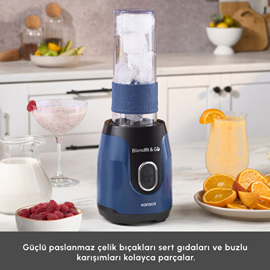 Karaca Blendfit Go Personal Kişisel Smoothie Blender Marine Blue