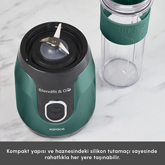 Karaca Blendfit Go Personal Kişisel Smoothie Blender Pine Green