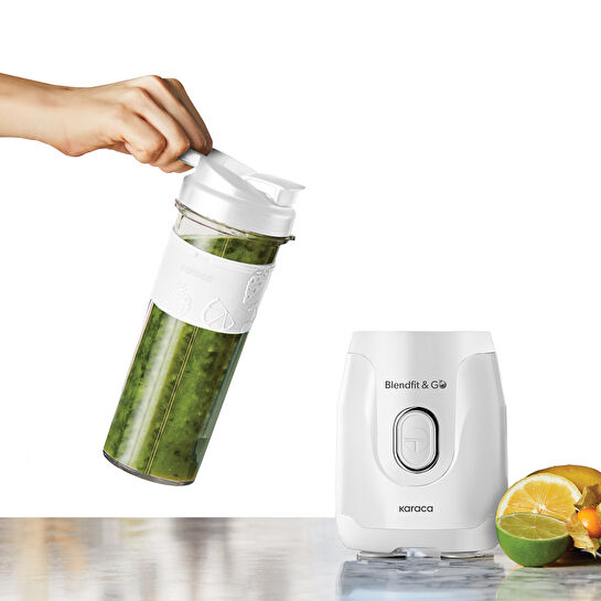 Karaca Blendfit Go Personal Kişisel Smoothie Blender Matte White