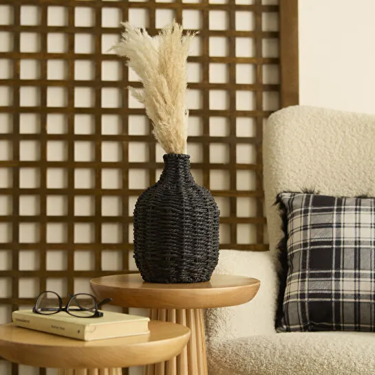 Karaca Home Bohemian Vazo Siyah