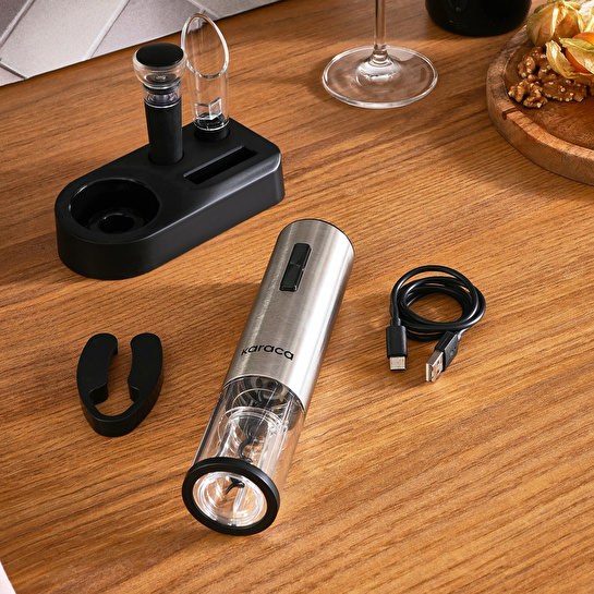 Karaca WineQuick Elektrikli Tirbuşon Seti
