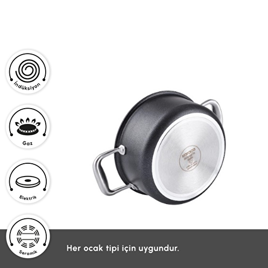Karaca Biodiamond Pro İndüksiyon Tabanlı Tencere 20 Cm