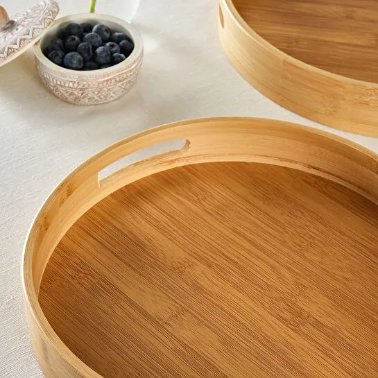 Karaca Storm 2'li Bambu Tepsi