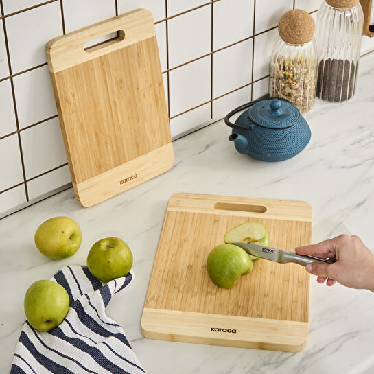 Karaca Alya 2'li Bambu Kesme Tahtası