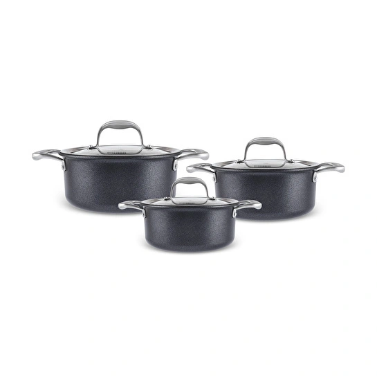 Karaca Biodiamond Pro İndüksiyon Tabanlı 6 Parça Tencere Seti