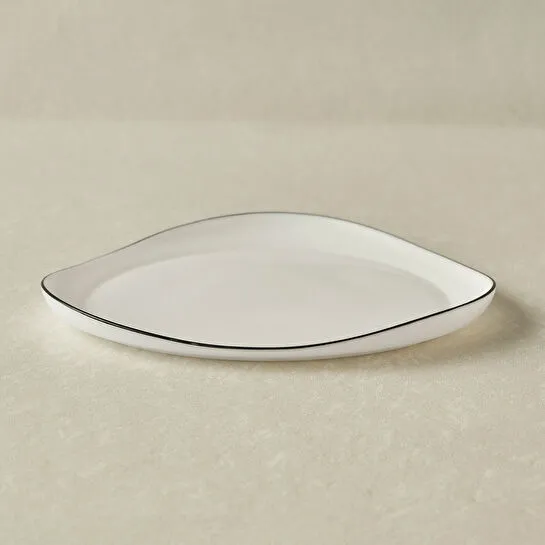 Karaca Agata Opal Cam Pasta Tabağı 18 Cm