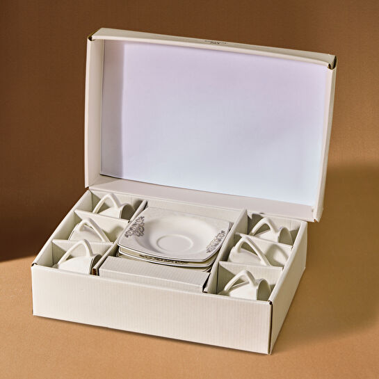 Karaca Nazende 6 Kişilik Kahve Fincanı Takımı 80 ml