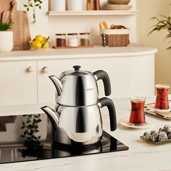 Karaca New Galya Buhar Kapaklı İndüksiyon Tabanlı Midi Çaydanlık