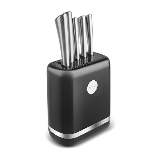 Karaca Retroway 6 Parça Bıçak Seti Siyah