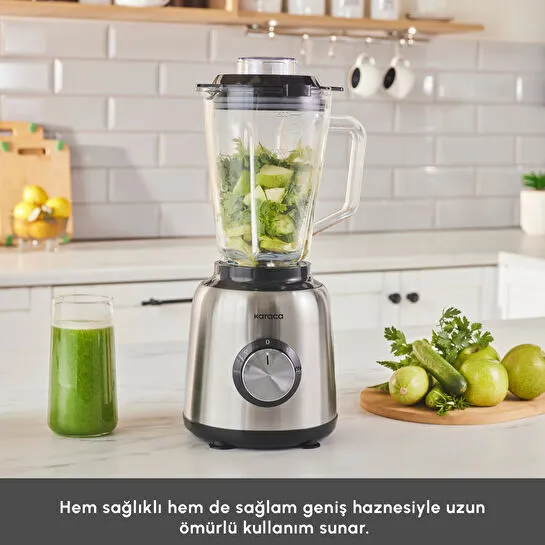 Karaca İnox 1.5 Lt Cam Hazneli Smoothie Blender