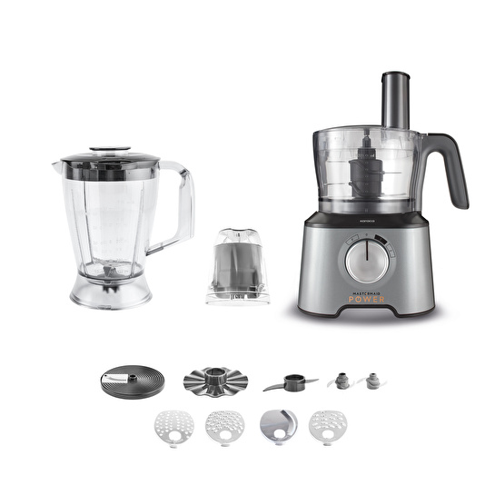 Karaca Mastermaid Power Multifunctional 10 in 1 Mutfak Robotu 2000W Galaxy Grey