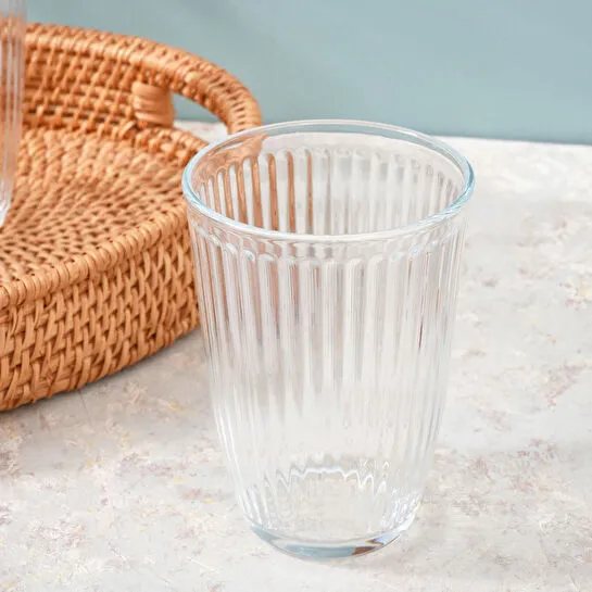 Karaca Gordes 6'lı Cam Meşrubat Bardağı 370 ml