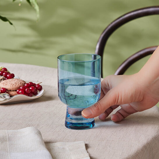 Karaca Julia Su Bardağı 340 Ml Mavi