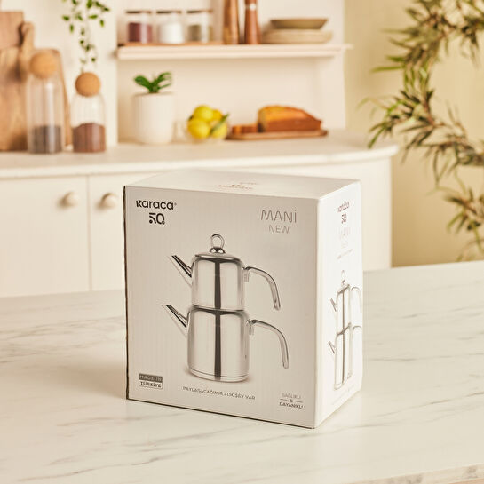 Karaca New Mani Midi Boy Çaydanlık Takımı