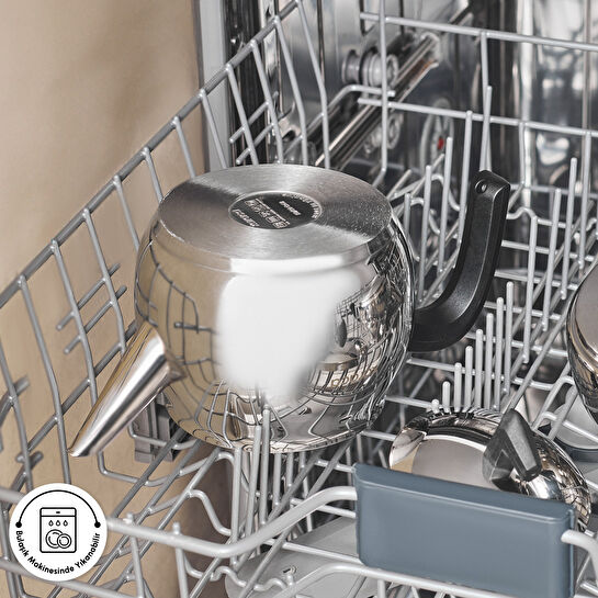 Karaca Belinay İndüksiyon Tabanlı Midi Siyah Çaydanlık Takımı