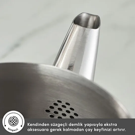 Karaca Belinay İndüksiyon Tabanlı Midi Rose Çaydanlık Takımı