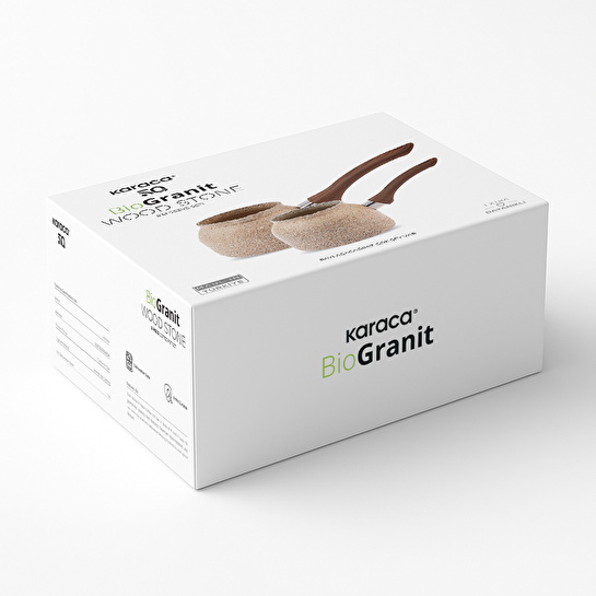 Karaca Woodstone 2li Cezve Seti