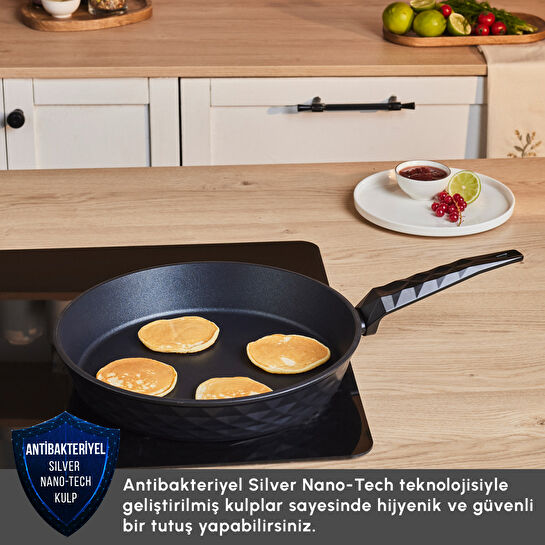 Karaca Biodiamond Antibakteriyel Kulp Tava 30 Cm