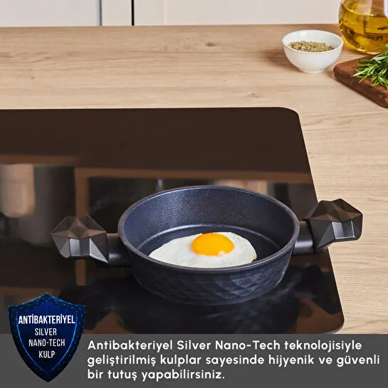 Karaca Biodiamond Antibakteriyel Kulp Sahan 16 Cm