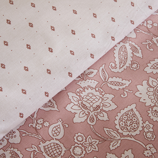 Karaca Home Celerina Pembe %100 Pamuk Çift Kişilik Fitted Nevresim Takımı