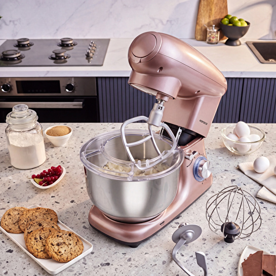 Karaca Multichef Kıyma Çekme /Sucuk-Sosis/İçli Köfte Aparatlı Hamur Yoğurma Makinesi Rosegold 1900W 5,5L
