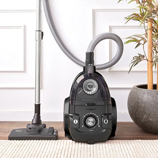 Karaca Vantuz High Force F2 Matte Black Silver Elektrikli Süpürge