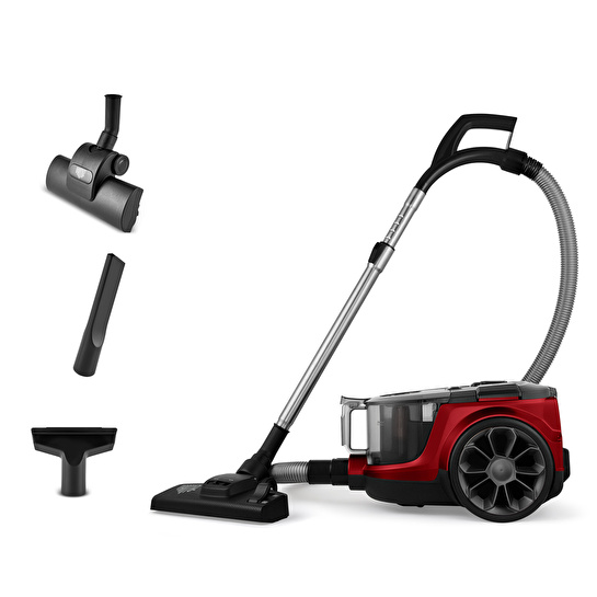 Karaca Vantuz High Force F2 Kırmızı Elektrikli Süpürge