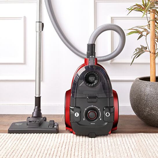 Karaca Vantuz High Force F2 Kırmızı Elektrikli Süpürge