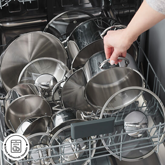 Karaca Ada İndüksiyon Tabanlı 12 Parça Çelik Tencere Seti V2