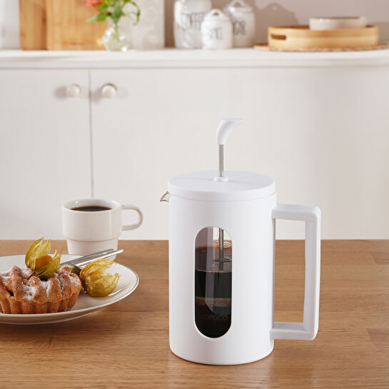 Karaca Leya French Press Beyaz 800 ml