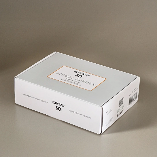 Karaca Animal Garden 6 Kişilik Kahve Fincan Takımı 90 ml