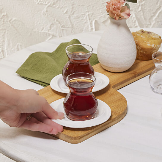 Karaca Circle 6 Kişilik Cam Çay Seti 165 ml