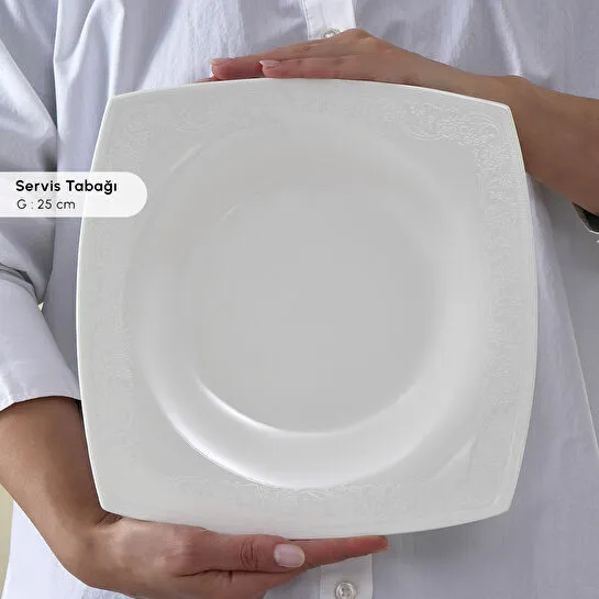 Karaca Fine Pearl Trove 26 Parça 6 Kişilik Kahvaltı Takımı