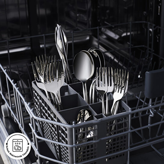 Karaca Lizbon Platin 12 Kişilik 60 Parça Çatal Kaşık Bıçak Takımı