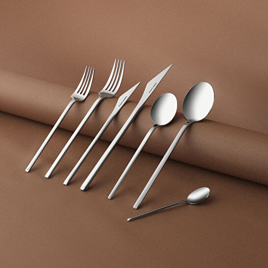 Karaca 316 Premium Look Platin 12 Kişilik 84 Parça Çatal Kaşık Bıçak Takımı 