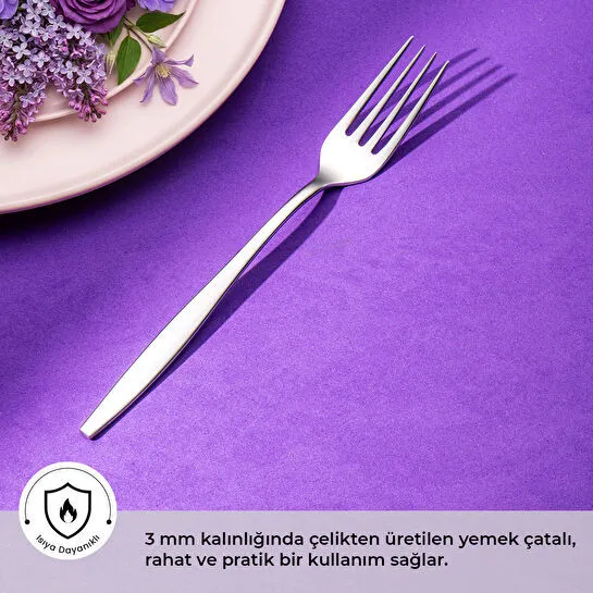 Emsan Reyhan Tekli Yemek Çatalı 21 cm