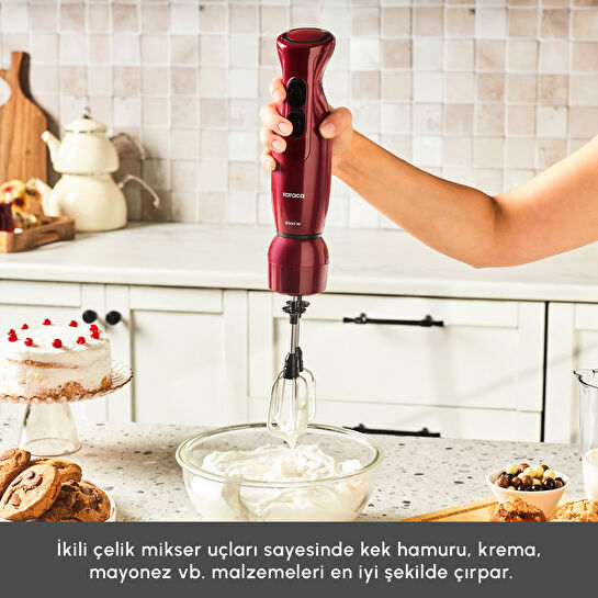 Karaca Pro Multimax 6 in 1 Çok Amaçlı Mutfak Robotu 2000W Red