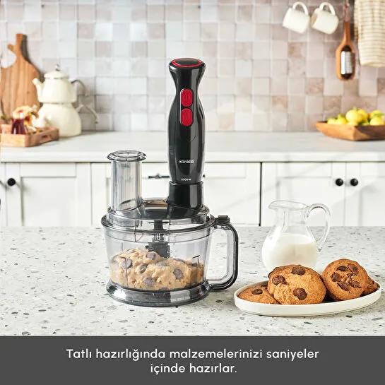Karaca Pro Multimax 6 in 1 Çok Amaçlı Mutfak Robotu 2000W Black