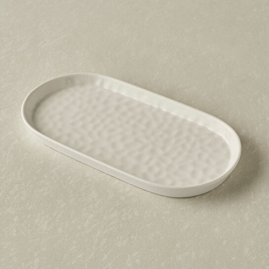 Karaca x Refika Bembeyaz Kayık Tabak 24 cm