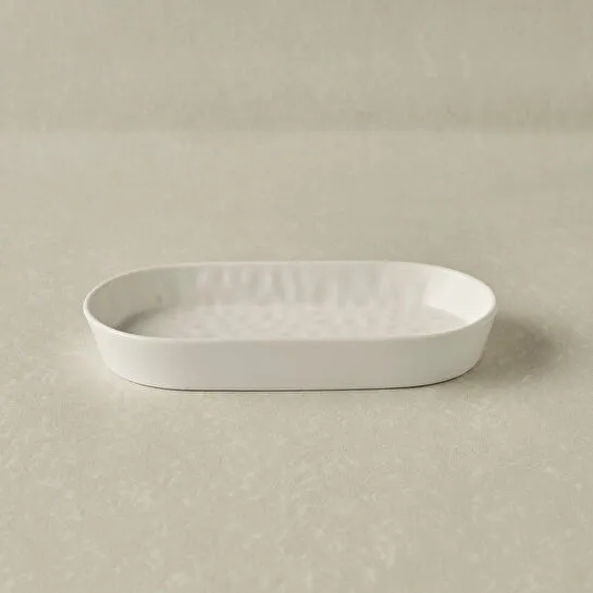 Karaca x Refika Bembeyaz Kayık Tabak 18 cm