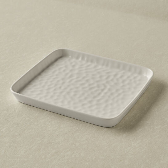 Karaca x Refika Bembeyaz Pasta Tabağı 19 cm