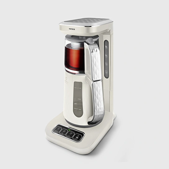 Karaca Çaysever Robotea Pro Quartz 4 in 1 Konuşan Çay Makinesi Creamy