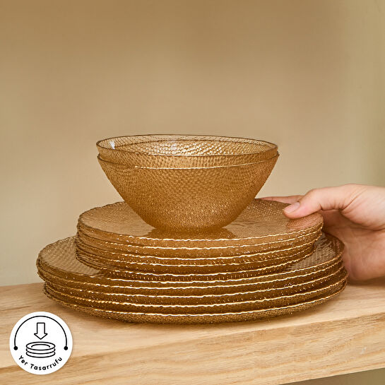 Karaca Shine 18 Parça 6 Kişilik Yemek Takımı