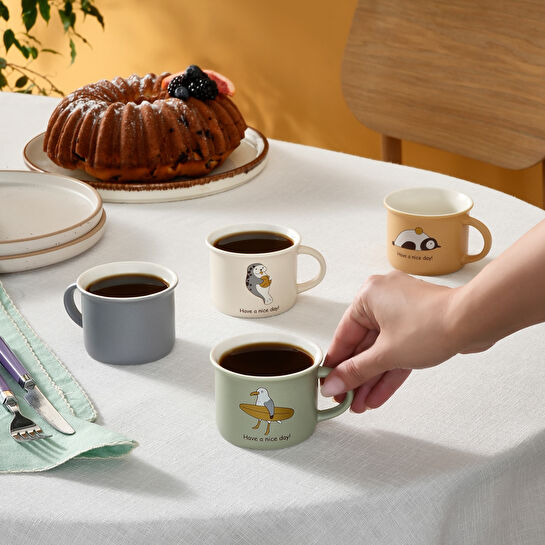 Karaca Animal 4'lü Çay Fincanı 160 Ml