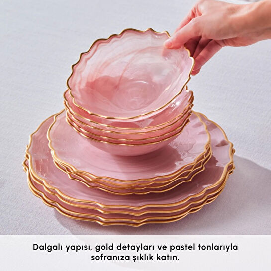 Karaca Icequeen 18 Parça 6 Kişilik Yemek Takımı